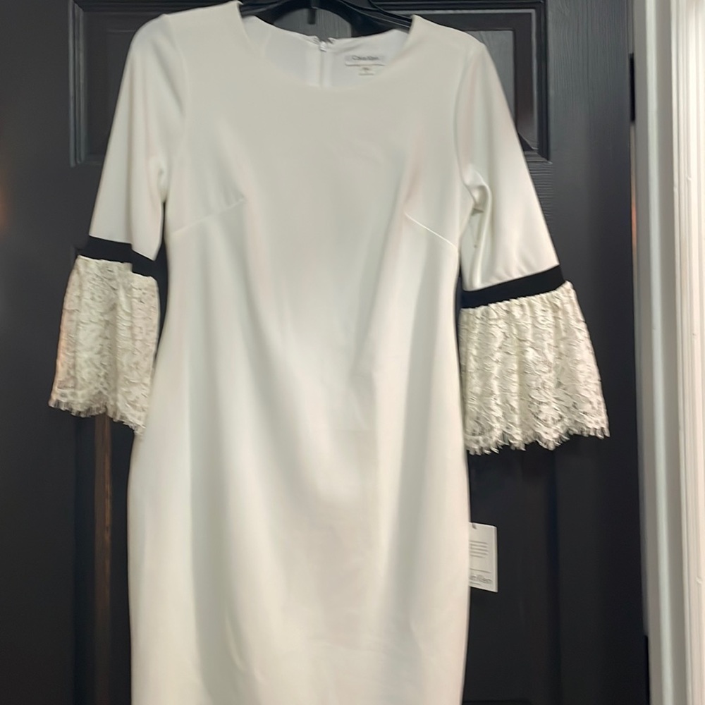 NWT Calvin Klein white Dress